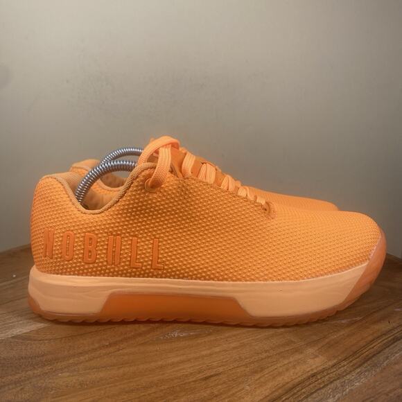 NOBULL Outwork Edge Impact Womens Triple Orange Size 8 Low Top Athletic Shoes - Picture 1 of 9